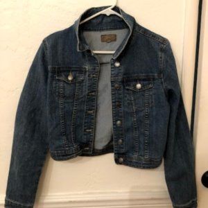 chiqle cropped jean jacket